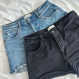 Women’s Abercrombie Curve Love Denim Shorts